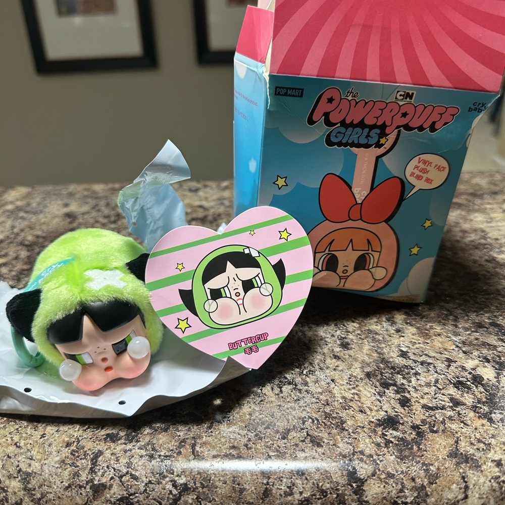 New Popmart cry baby power puff girls- buttercup
